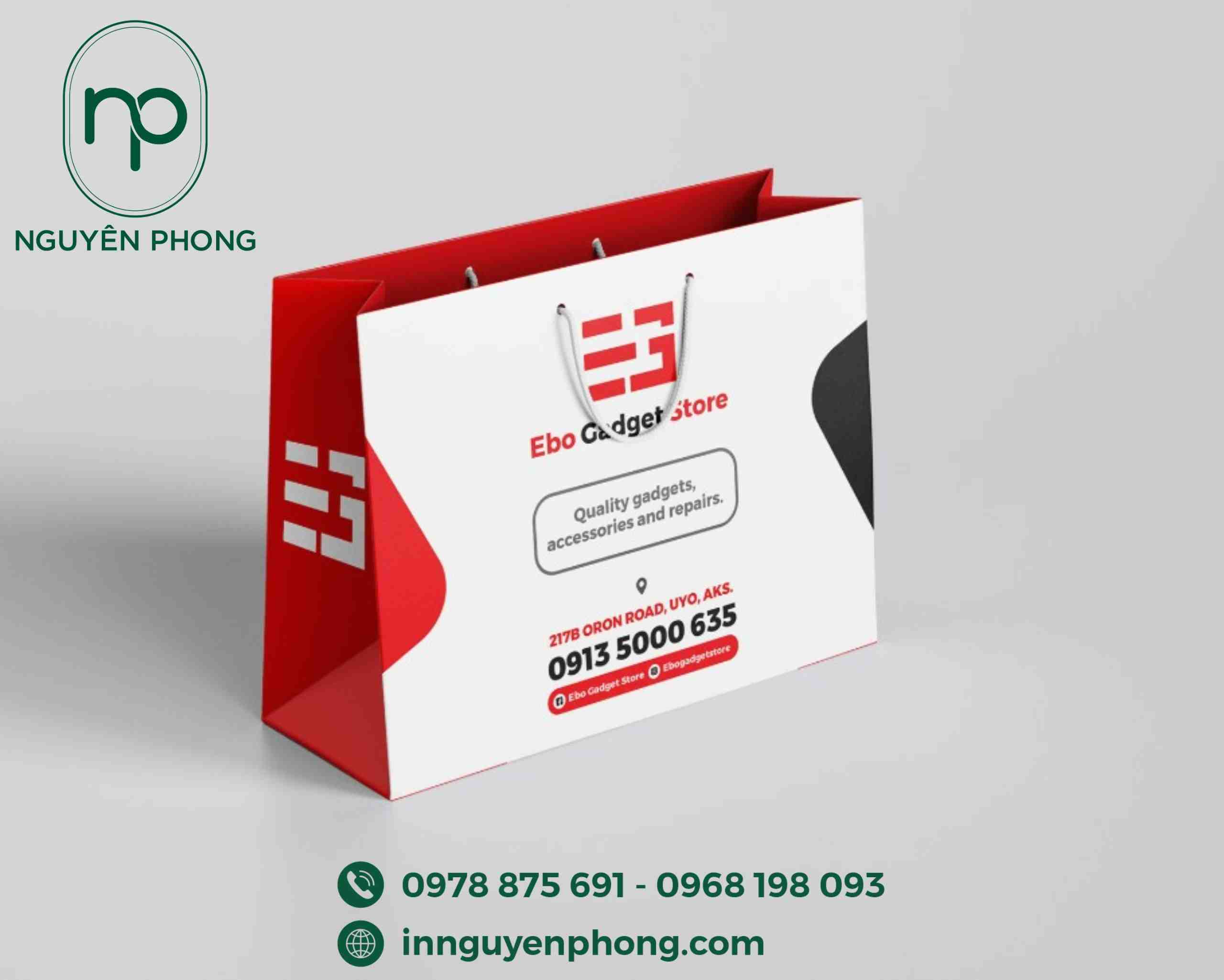 In Túi Giấy Đựng Điện Thoại Cao Cấp – Nâng Tầm Thương Hiệu